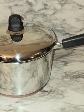 Revere Ware 3 Qt Saucepan w/Lid Stainless Steel Tri Ply Clinton IL